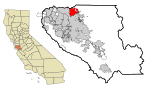 Santa Clara County California Incorporated and Unincorporated areas Milpitas Highlighted